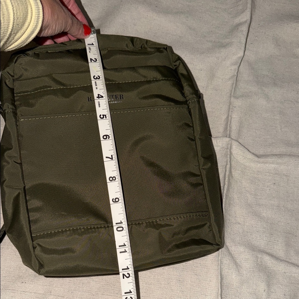 R. Riveter Olive Green BackPack Bag with Organizer Pocket - Picture 11 of 13